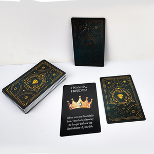 Mazzo di Carte Personalizzato per Affermazioni, Carte dei <span class=keywords><strong>Tarocchi</strong></span>, Carte Oracolo dell'Amore e della Passione, 44 Carte Oracolo 'Love Me', 'Love Me Not' con Guida - Product Image 6