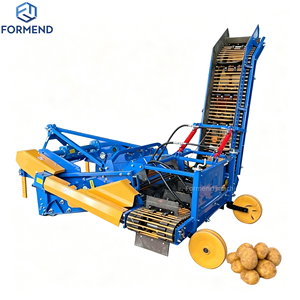Arracheuse de pommes de terre robuste et réglable, tractée par tracteur, pour sols argileux - Product Image 1