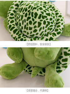 Juguetes de peluche de tortuga verde, cojín suave de tortuga, almohada <span class=keywords><strong>Oogway</strong></span>, respaldos, Tortuga de ojo grande, muñecos de animales marinos rellenos, regalo para niños - Product Image 6