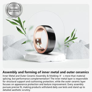 Pelacak kesehatan cincin pintar, NFC kontrol akses pemantauan kesehatan IP68 tahan air pelacak denyut jantung/darah pelacak tidur pembayaran jarak jauh IOS - Product Image 3