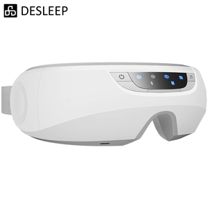 Masseur oculaire <span class=keywords><strong>pour</strong></span> le sommeil, <span class=keywords><strong>5</strong></span> modes, airbag chauffant, musique Bluetooth, bruit blanc, pliable à 180°, USB, cadeau - Product Image 1