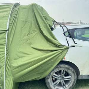 Tente noire de stockage imperméable et pare-soleil à ouverture rapide pour vélos et motos Abri d'espace arrière en matériau Oxford extérieur - Product Image 4