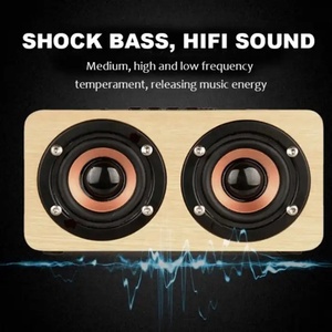 <span class=keywords><strong>K5</strong></span> Enceinte Portable Bluetooth en Bois – Mini Haut-Parleur DJ en Bois - Product Image 5