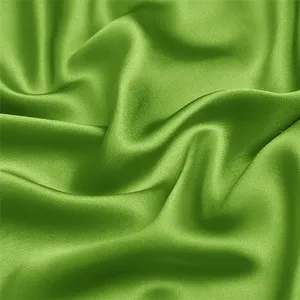 19m/m 108cm 90% Silk And 10% Spandex Silk Stretch Satin Charmeuse Fabric For Dyeing Or Printing