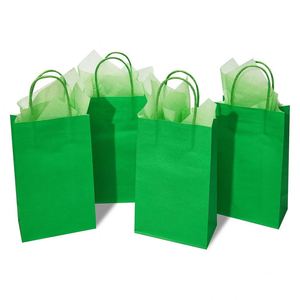 Small Gift Bags with Handles <b>Tissue</b> Paper for Holiday Birthday <b>Wedding</b> Baby Shower Party Favors Goodies Recyclable Paper Bags - Product Image 1