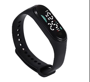 Reloj Electrónico LED de Anillo para Niños de Primaria y Secundaria, Resistente al Agua IP68, Accesorio de Temporada de Plástico TFT - Product Image 4