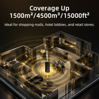 Diffuseur d'arômes sans eau en métal de 1000 ml, contrôlé par application Wi-Fi, pour hall d'hôtel, centre commercial et bureau, certifié CE - Vente Flash