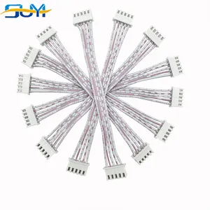 SUYI ที่กําหนดเอง XH 2.54 มม.ขั้วต่อริบบิ้นแบน UL 2464 24AWG สายรัดสายไฟ