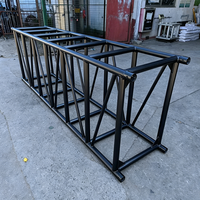 Ensemble de treillis empilable et peu encombrant à connexion par raccordement, conception modulaire portable à assemblage rapide pour spectacles itinérants et expositions de festivals