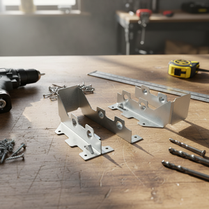 カスタマイズ可能な調整式キールハンガー、金属製・木製ハリケーンタイ - Product Image 5