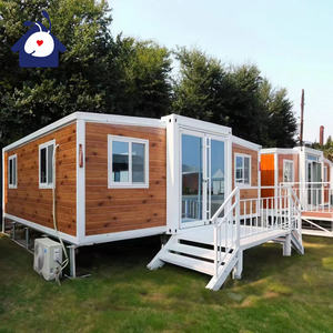 Casa de contenedores prefabricada de lujo, villa de vida móvil, hotel, casa modular extensible - Product Image 2