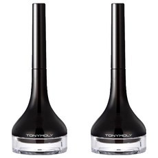 Tony Moly n. 1 penna per Eyeliner in Gel nero a spazzola lunga per trucco a pigmenti alti ingrediente chimico 2ea Pack