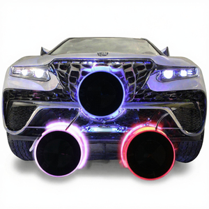Nuevo Emblema LED Compatible de 12V <span class=keywords><strong>con</strong></span> <span class=keywords><strong>Luz</strong></span> Azul para Parrilla Delantera de Coche, Logotipo Personalizable para Audi - Product Image 3