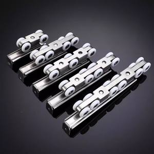 Roulettes <span class=keywords><strong>de</strong></span> porte coulissante à suspension supérieure en acier inoxydable pour portes en bois, roulettes <span class=keywords><strong>de</strong></span> <span class=keywords><strong>portail</strong></span> <span class=keywords><strong>coulissant</strong></span> robustes en acier inoxydable pour <span class=keywords><strong>rail</strong></span> <span class=keywords><strong>de</strong></span> suspension - Product Image 2