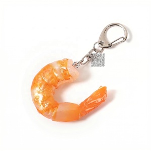 กุ้งปลอมเหมือนจริงธีมอาหารทะเล ของชำร่วยงานเลี้ยงสังสรรค์ ของที่ระลึกงานอีเว้นท์ ของแจกในงานโฆษณา ของขวัญชิ้นเล็กๆ - Product Image 1