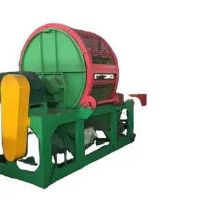 Fully automatic waste tire cutting machine / old tire recycling project /tire shredder