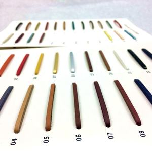 personalizzato in microfibra merletto leather <span class=keywords><strong>strisce</strong></span> <span class=keywords><strong>di</strong></span> <span class=keywords><strong>cuoio</strong></span> piatta vendita - Product Image 5