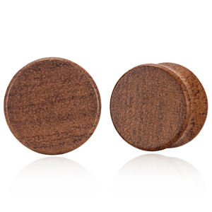 Direkt vom Hersteller: Modischer Körperschmuck aus Natürlichem Rohem Rosenholz mit Holztextur, Vintage-Ohrstecker - Product Image 3