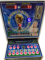 Vente directe d'usine Boutons ronds Pièces de jeux à pièces pour machine Mario