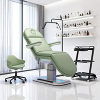 Fauteuil d'esthétique électrique de luxe moderne, Chaise de cosmétologie, Canapé cosmétique de luxe, Table de soin du visage, Lit de beauté