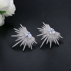 Pendientes de Cristal con Diseño de Gota para Mujer, Elegantes y Modernos, para Uso Diario o Fiestas - Product Image 3