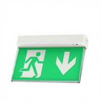 Meilleures ventes : Panneau de signalisation d'urgence LED SMD intérieur/extérieur, rechargeable avec batterie Li-FePO4, étanche IP20, lumière du jour 6000K, 3 modes