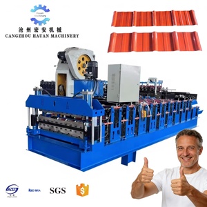 Typhoon Area Double-layer Wind-resistant Color Steel <b>Tile</b> Production Equipment Full-automatic Double-layer Roll Forming Machine - Product Image 1