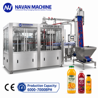 3-in-1 complete fruitsap productielijn, mango sap vulmachine voor PET flessen