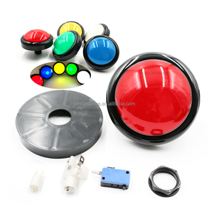 जंबो 100 मिमी गुंबद के आकार का नेतृत्व प्रबुद्ध आर्केड बटन 5v मिनी गेम मशीनों के लिए बड़े गेमिंग पुश स्विच - Product Image 1