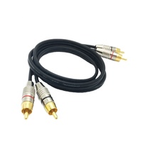 Câble amplificateur Audio plaqué or RCA Canbus Coaxial professionnel pour lecteur DVD Subwoofer de voiture HDTV veste en PVC