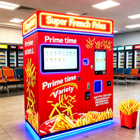 Distributeur automatique de frites commerciales en libre-service avec écran tactile pour centre commercial
