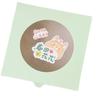 Boîte en carton pratique pour gâteaux en papier biodégradable, boîte d'emballage pour desserts, boîte à pâtisserie, emballage pour gâteaux en papier avec fenêtre - Product Image 3