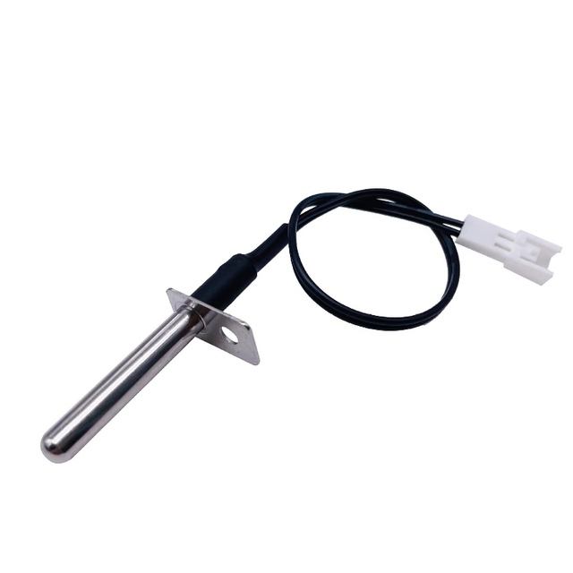 Xinshiheng Flanged Stainless Steel Probe Customizable NTC Thermistor Temperature Sensor XLPE PTFE PVC Wire Waterproof Welding