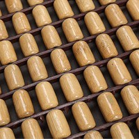Couverture en perles pour siège de voiture, en bois naturel, rafraîchissement, massage du dos, confortable, frais, 50 unités