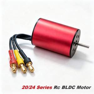 มอเตอร์ดีซีแบบไร้แปรงถ่าน KK แรงบิดสูง กันน้ำ พร้อม ESC 25A&35A 500W 60000RPM สำหรับรถบังคับวิทยุขนาด 1/14~1/24 เรือบังคับ และโดรน - Product Image 6