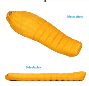 Personalizzato mummia <span class=keywords><strong>0</strong></span> gradi inverno oca piumino <span class=keywords><strong>sacco</strong></span> <span class=keywords><strong>a</strong></span> <span class=keywords><strong>pelo</strong></span> campeggio alto adulto all'aperto - Product Image 3