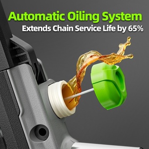 SUCA SC-5807 21V Mini tronçonneuse sans fil à batterie, tronçonneuse électrique portative, sécateur à batterie avec poignée auxiliaire - Product Image 3