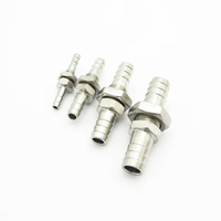 4mm 6mm 8mm 10mm 12mm 14mm 16mm 19mm Schlauch Barb Bulkhead 304 Edelstahl Stacheldraht Rohr verschraubung Kupplung Anschluss adapter