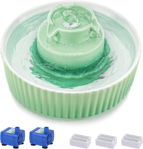Di alta qualità Pet fontana di acqua per la vendita di ceramica gatto fontana di acqua 2.1L distributore di acqua per gatti - Product Image 2