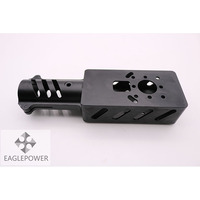 Produits d'usinage de précision CNC de haute qualité, base de montage de moteur, tuyau rond de 30 mm