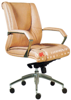 Chaise de bureau de luxe avec dos en maille souple Design contemporain en cuir synthétique-pour mobilier de bureau de salle de conférence