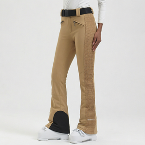 Pantalons de ski pour femmes, pantalons de ski thermiques, imperméables, coupe slim, pour l'hiver, activités de plein air - Product Image 1
