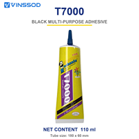 Colle multi-usages MECHANIC T7000, adhésif scellant à viscosité moyenne, imperméable, pour réparation d'écran de téléphone, 15ml 55ml 110ml