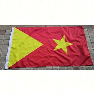 Drapeau personnalisé directement de l'usine, impression numérique extérieure par sublimation double face, prix promotionnel - Product Image 5