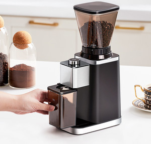 Máquina de Café Comercial con Cuchillas, Sistema de Secado por Calor de Acero Inoxidable, Molinillo de Café Espresso Doméstico para Granos de Café - Product Image 3