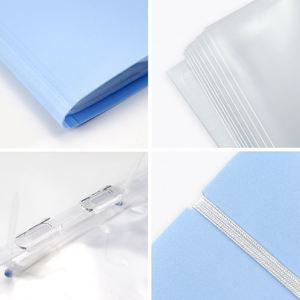 Dossier pliable A4 personnalisé, durable, multicolore, sans couture, en PP, fournitures scolaires pour l'organisation et le classement - Product Image 2
