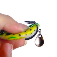Appâts souples grenouille 6cm/13g leurre de pêche en eau supérieure appâts artificiels SOFTBAIT