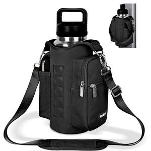 Sac de sport magnétique tendance pour homme avec porte-bouteille, petit sac de sport bandoulière avec poches et sangle d'épaule - Product Image 1