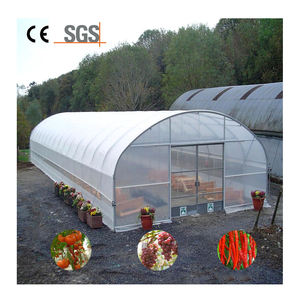 بيوت محمية زراعية من الألومنيوم والمعدات المعدنية والصلب المجلفن لزراعة الخضروات في الأنفاق - Product Image 1