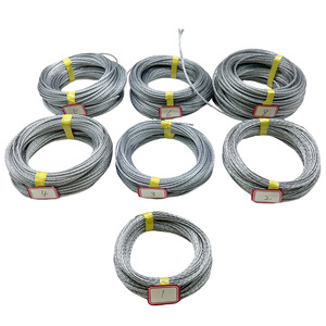 Galvanized Steel <b>Wire</b> Rope 1.7mm Round Carbon Steel For Clothes Drying <b>Rack</b> Balcony Use Hardware Accessory - Product Image 3
